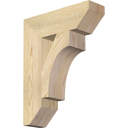 Ekena Millwork Westlake Slat Rough Sawn Bracket, Douglas Fir, 4"W x 14"D x 18"H BKT04X14X18WTL06RDF